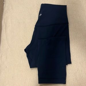Navy Align cropped leggings